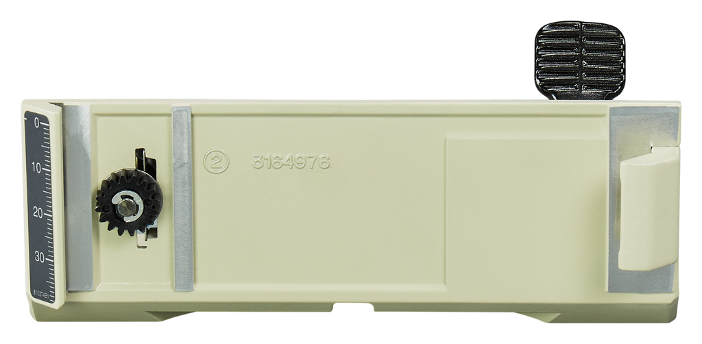 Diepte- en verstekgeleider lamellenfrees