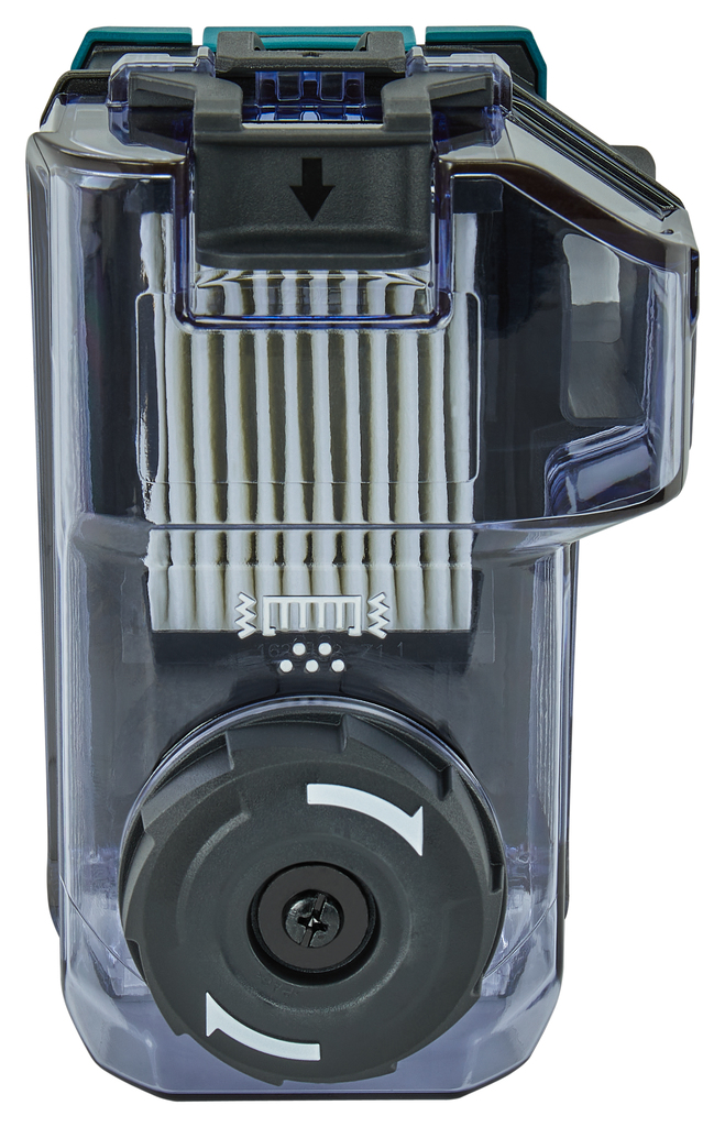 Stofbox met filterreiniging en HEPA fijnstoffilter