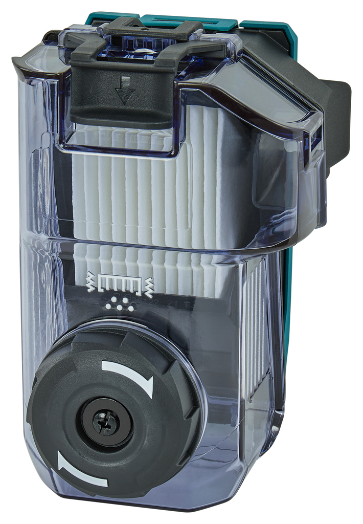 Stofbox met filterreiniging en HEPA fijnstoffilter