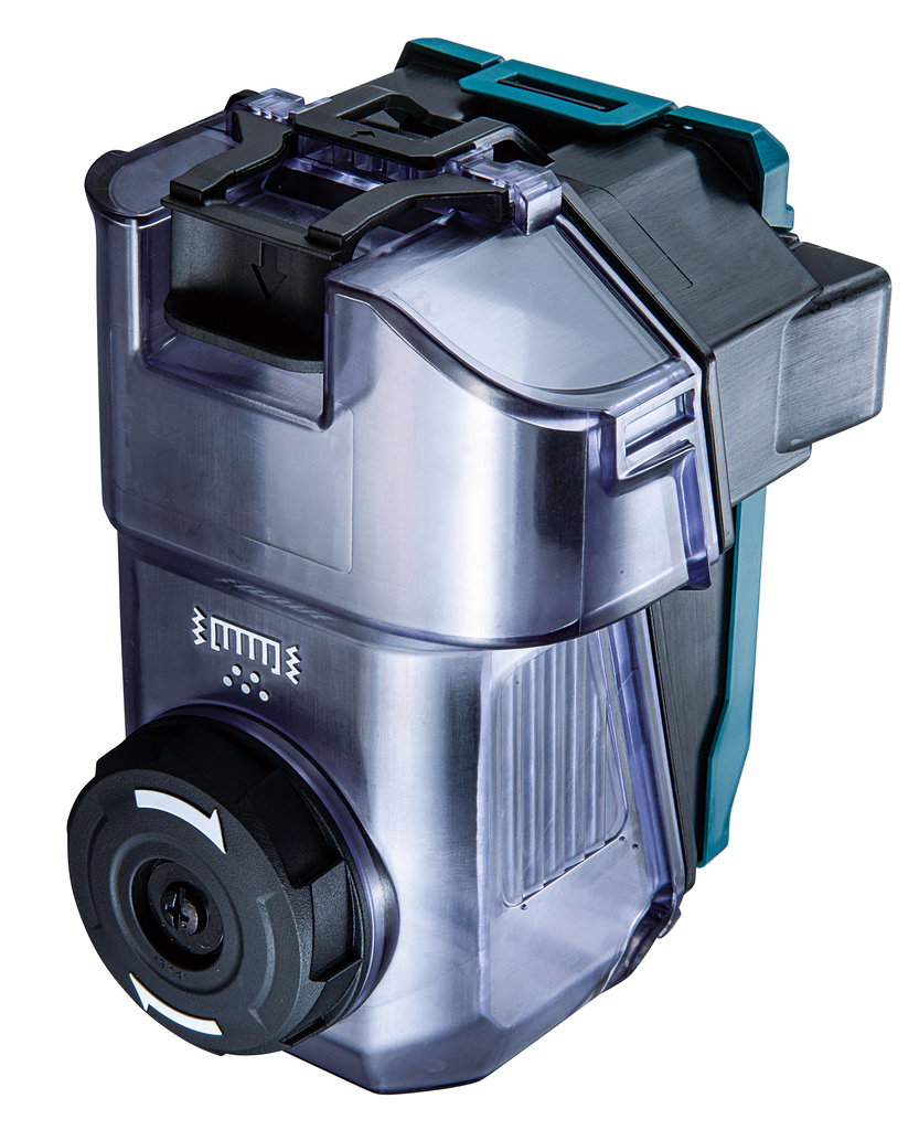 Stofbox met filterreiniging en HEPA fijnstoffilter