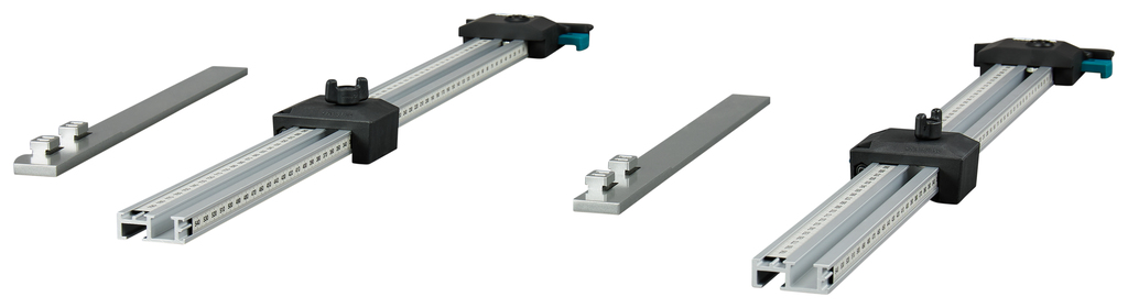 Parallelgeleider(aanslag) voor geleiderail