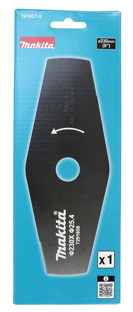 Snijblad 2-tands 230x25,4x1,8mm