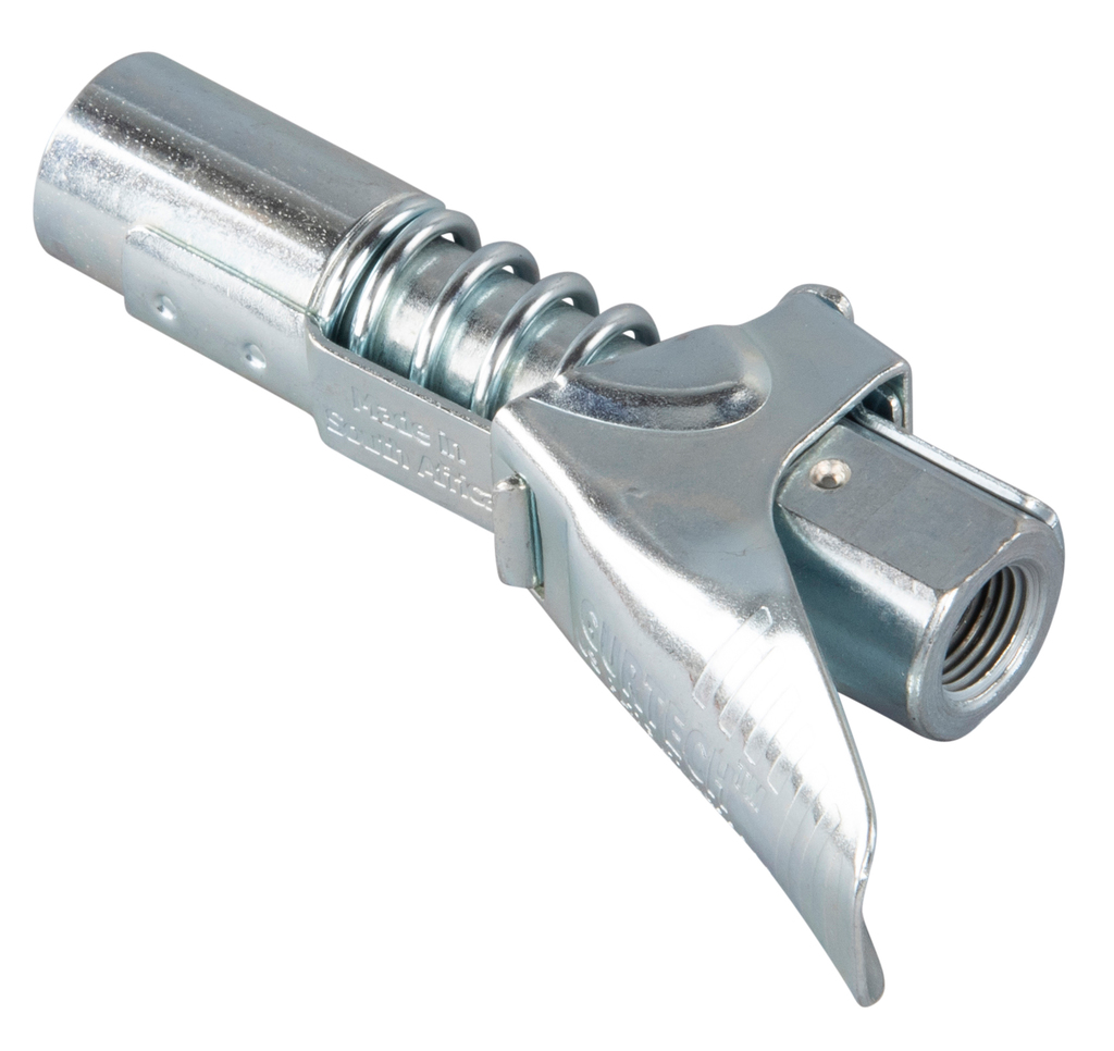 Vetspuitadapter met vastzetfunctie 