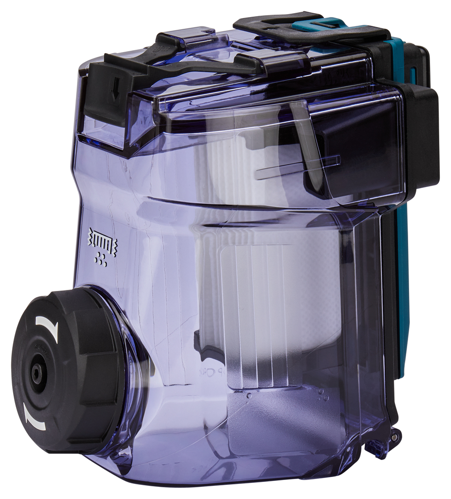 Stofbox met filterreiniging en HEPA fijnstoffilter