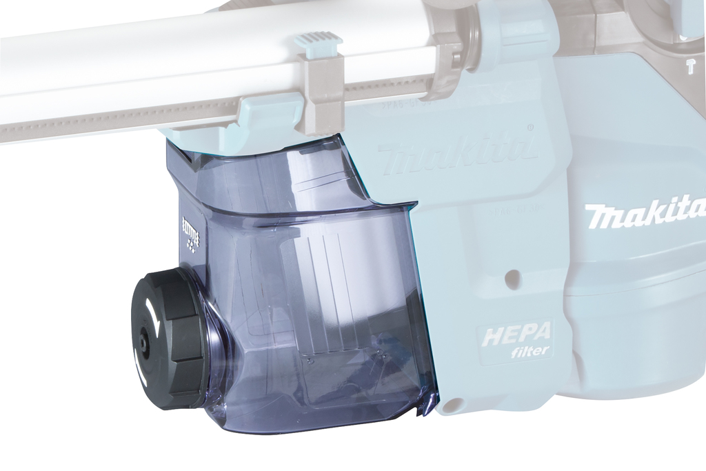 Stofbox met filterreiniging en HEPA fijnstoffilter