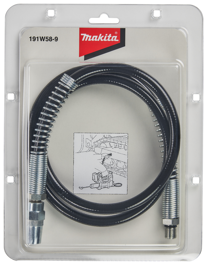 Flexible vetspuitslang 120cm