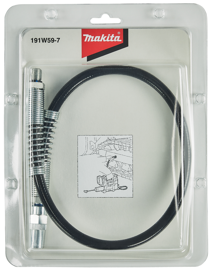 Flexible vetspuitslang 60cm