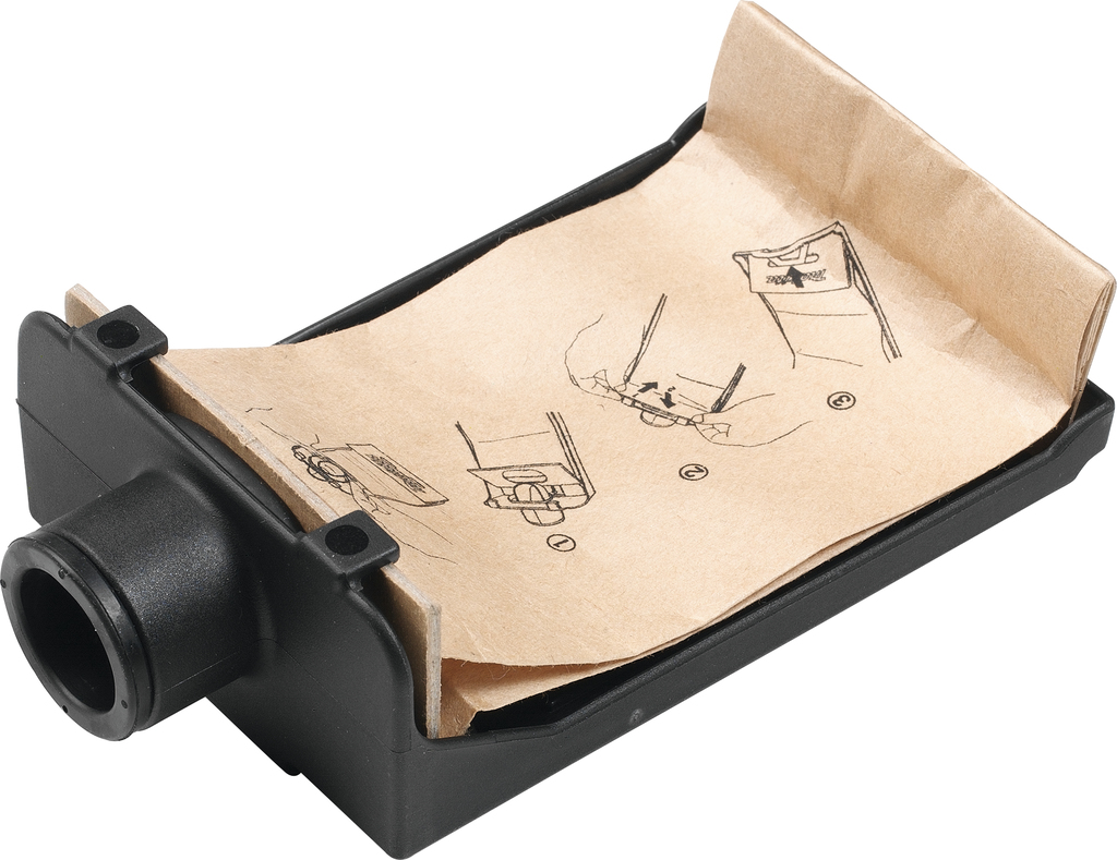 Stofzakhouder 120 mm met papieren stofzak