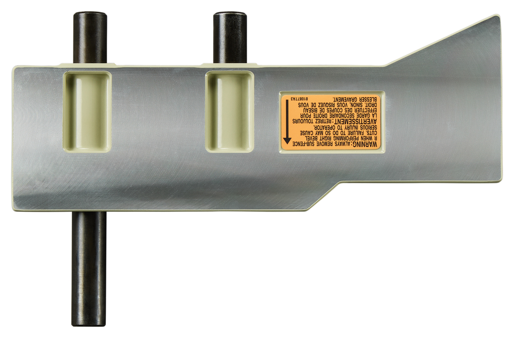 Aanslag boven rechts