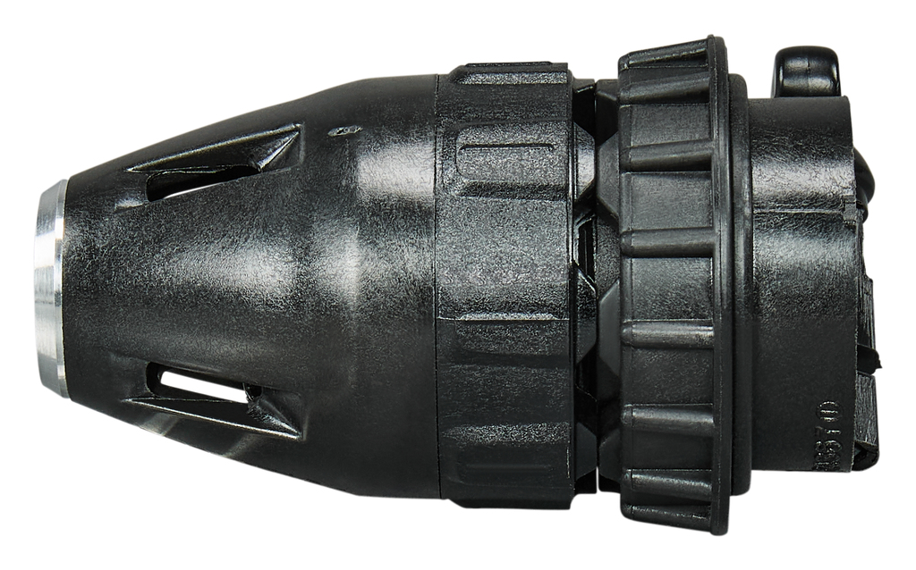 Instelbaar neusstuk slagschroevendraaier