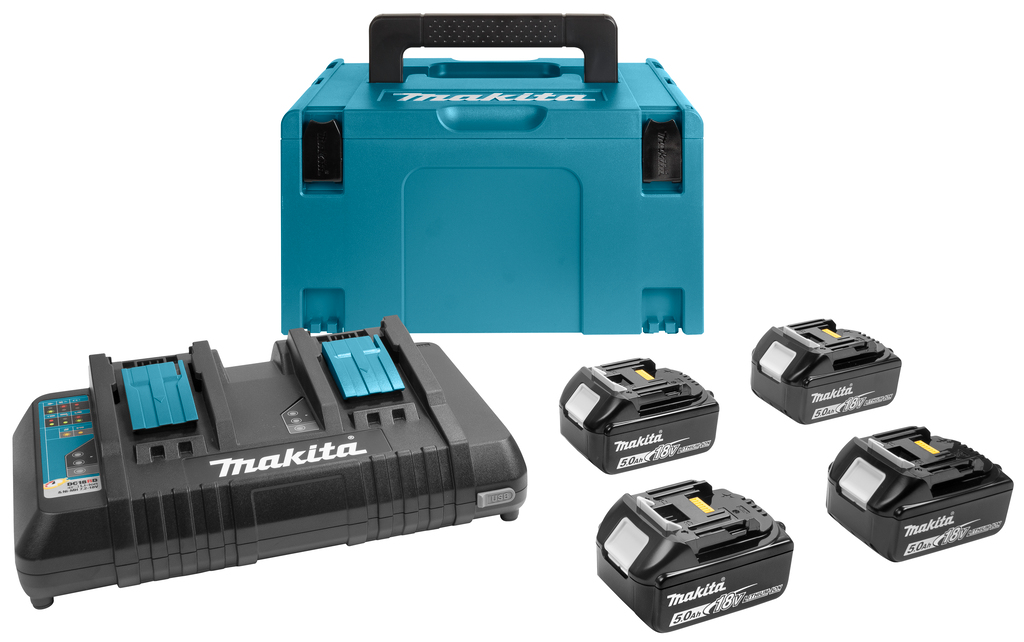197626 8 Startset LXT DC18RD 4x BL1850B Makita