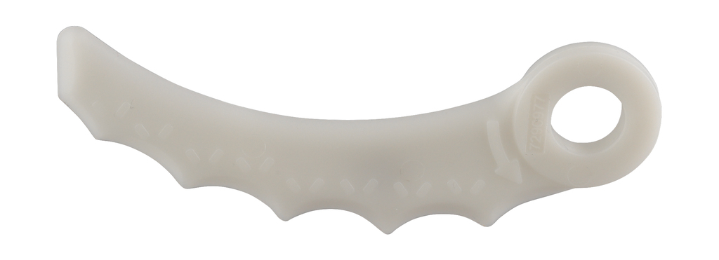 Vervangingsmessen gebogen kunststof 12 stuks.