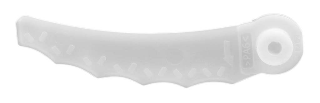 Vervangingsmesjes gebogen