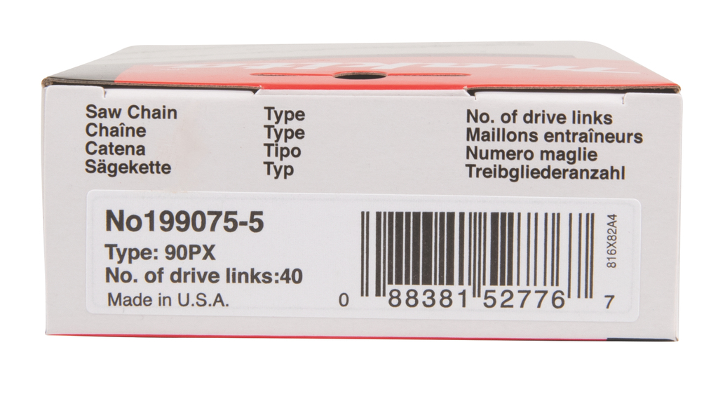 Zaagketting rond 3/8" 1,1 25cm S40