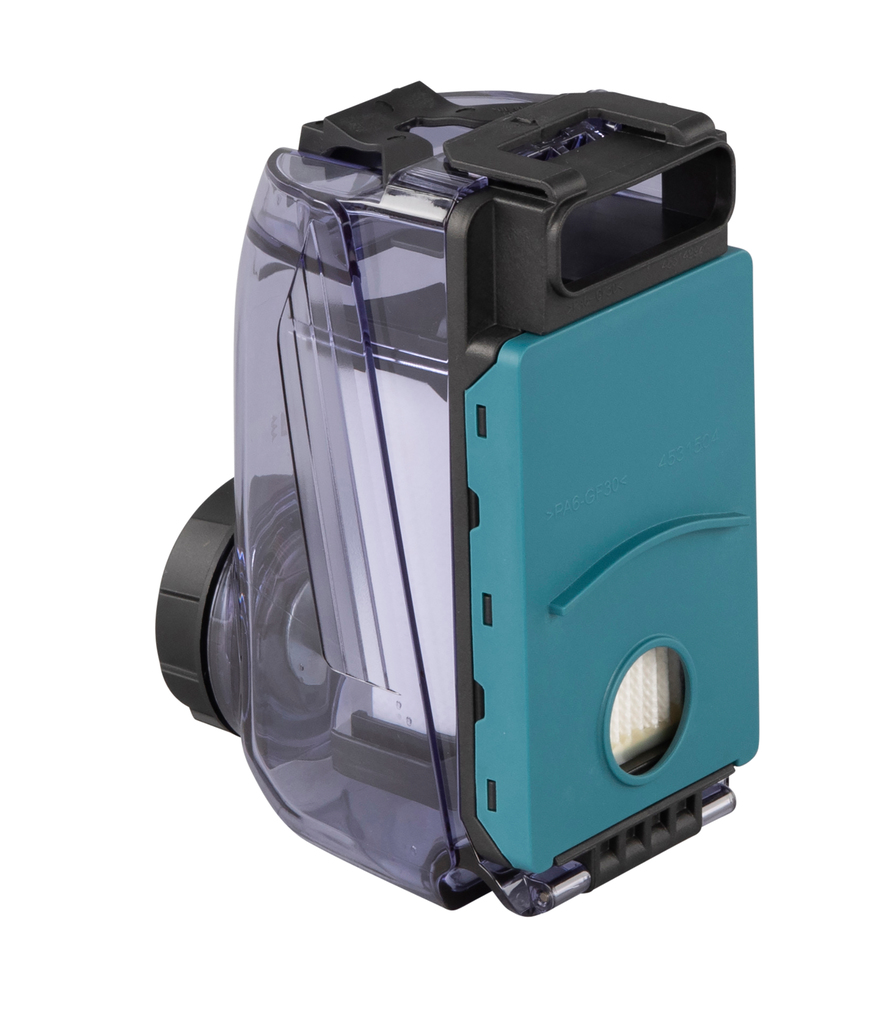 Stofbox met filterreiniging en HEPA fijnstoffilter