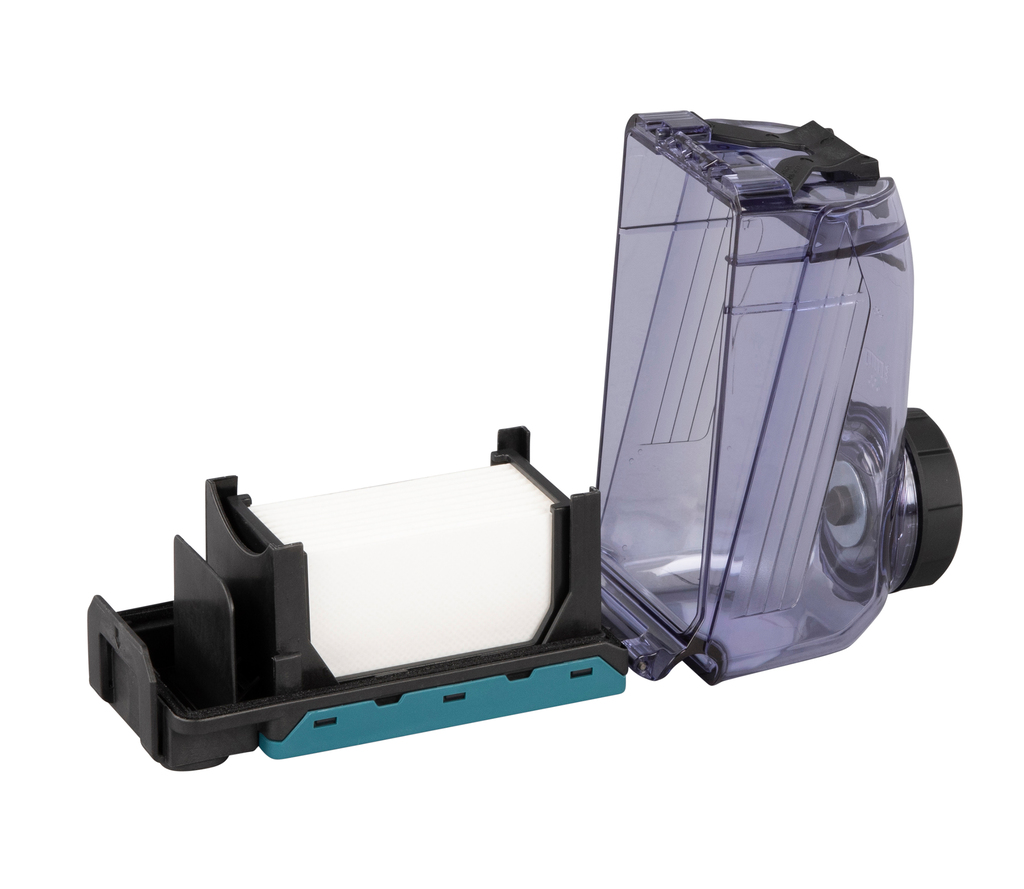 Stofbox met filterreiniging en HEPA fijnstoffilter