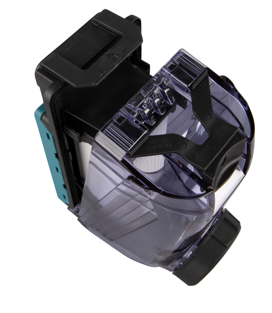 Stofbox met filterreiniging en HEPA fijnstoffilter