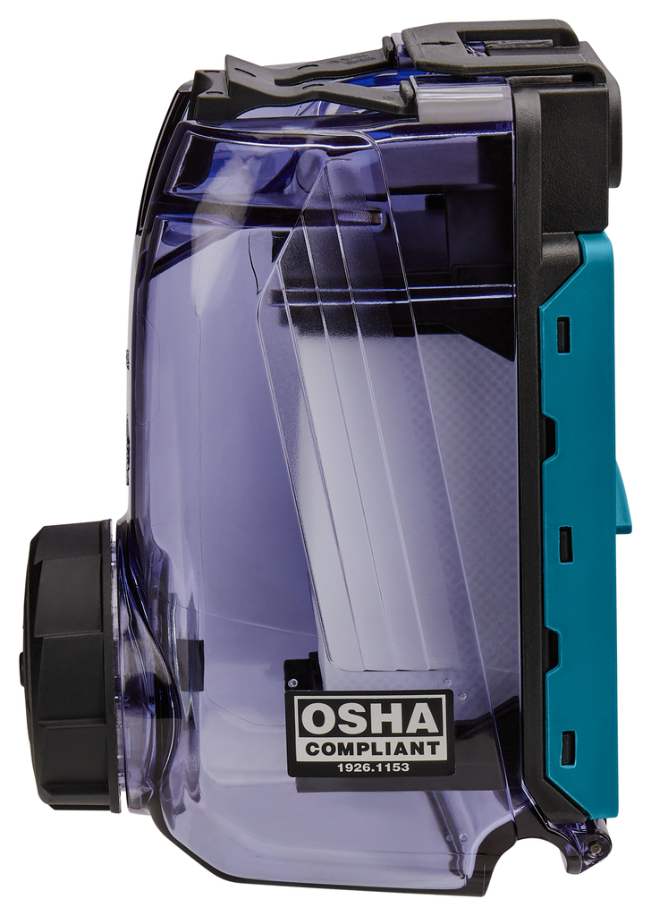 Stofbox met filterreiniging en HEPA fijnstoffilter