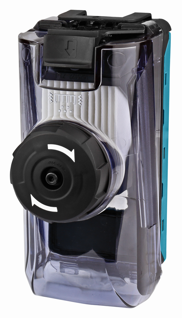 Stofbox met filterreiniging en HEPA fijnstoffilter