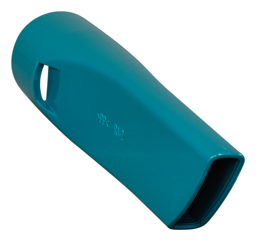 Kierzuigmond kort blauw