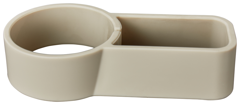 Houder kierzuigmond ivoor wit