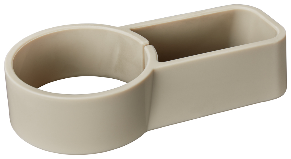 Houder kierzuigmond ivoor wit