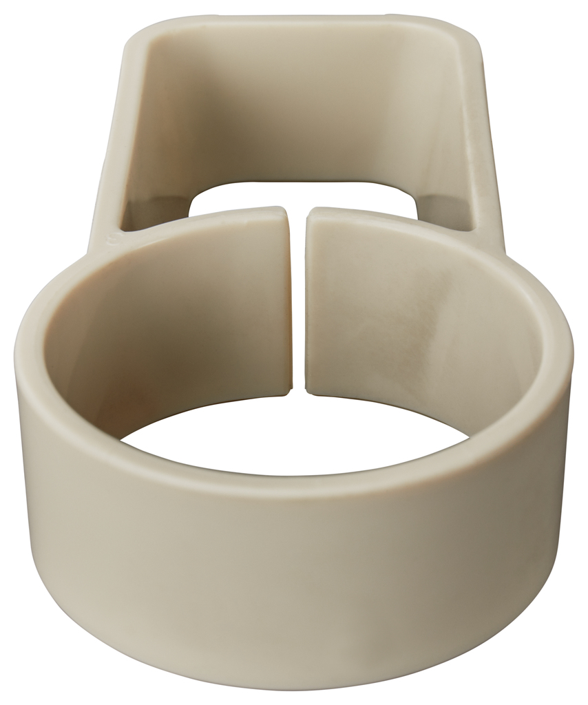 Houder kierzuigmond ivoor wit