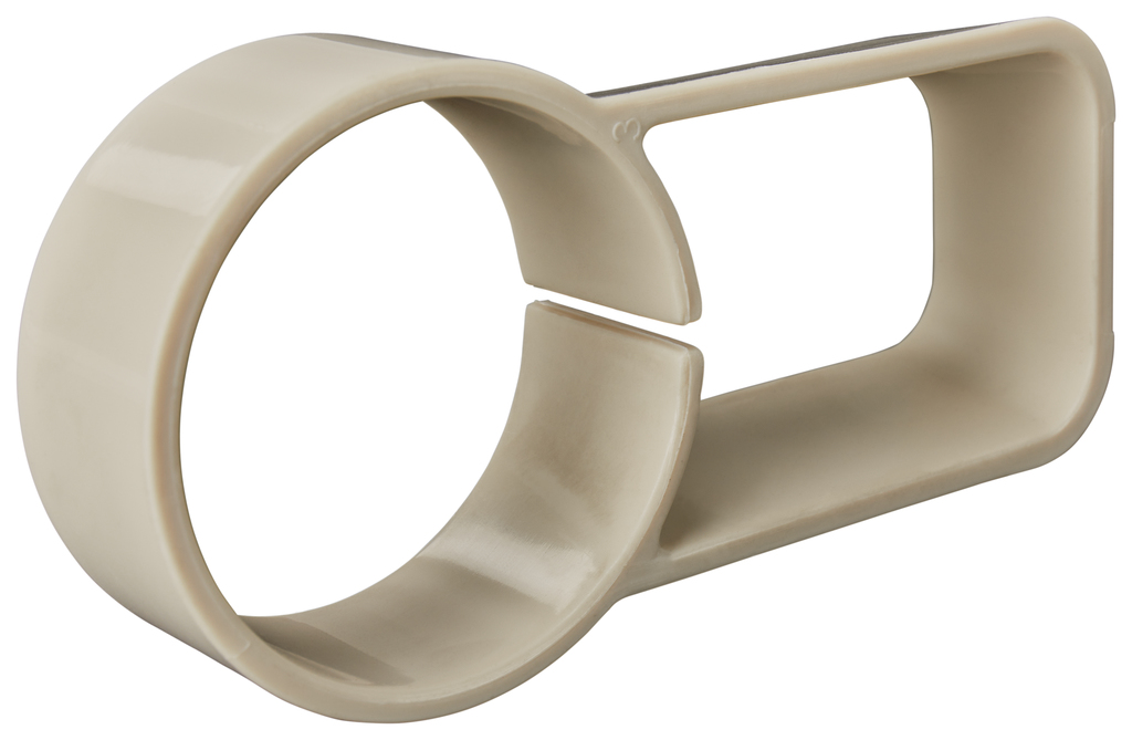 Houder kierzuigmond ivoor wit