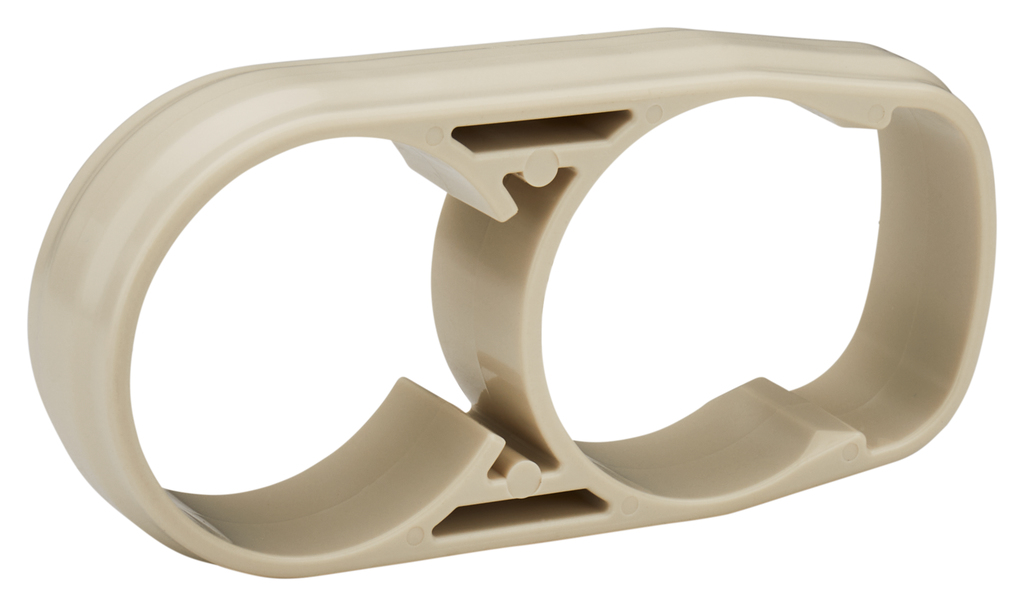 Houder kierzuigmond ivoor wit