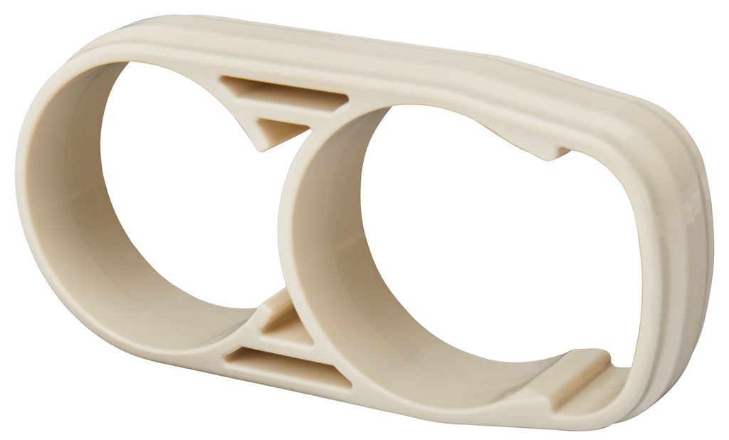 Houder kierzuigmond ivoor wit