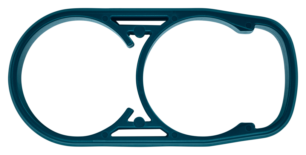 Houder kierzuigmond blauw