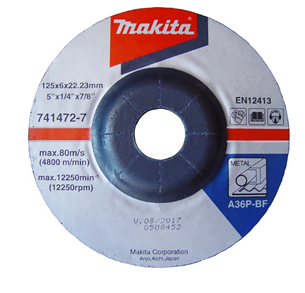 Afbraamschijf 125x6 mm