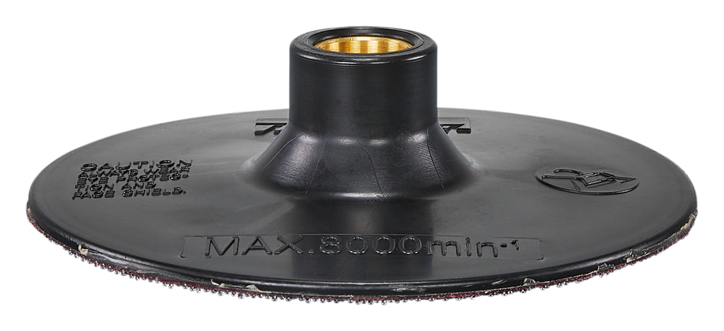 Steunschijf 125mm velcro