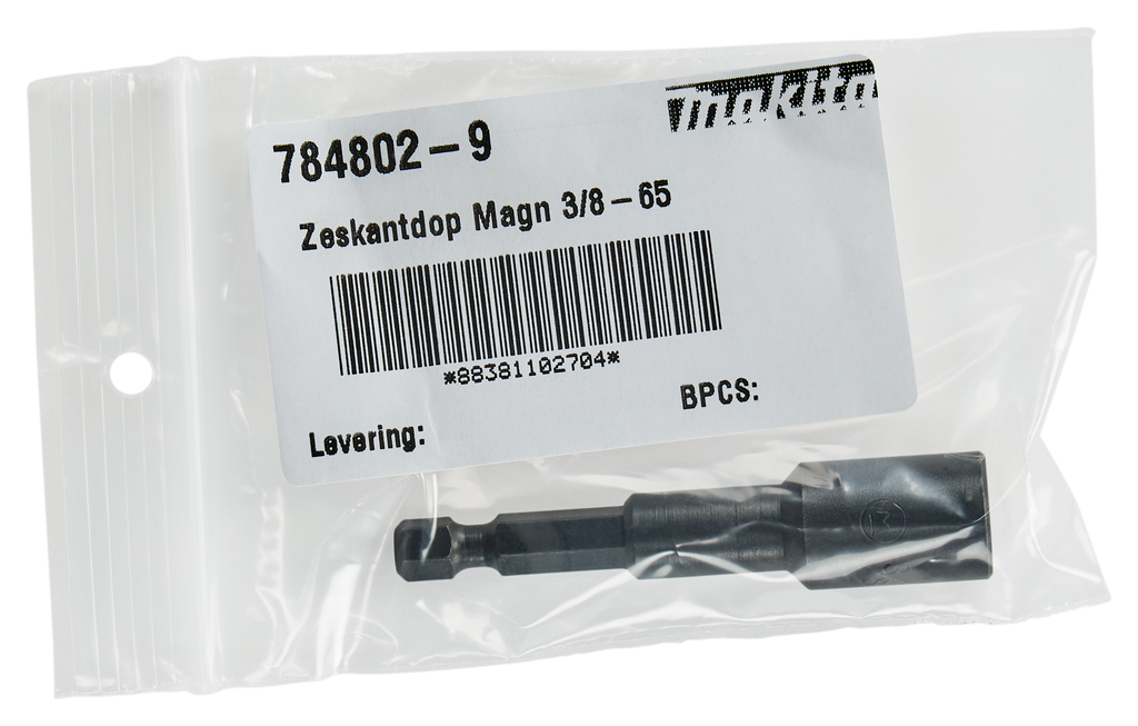 Dop 3/8"x65mm schroevendraaier