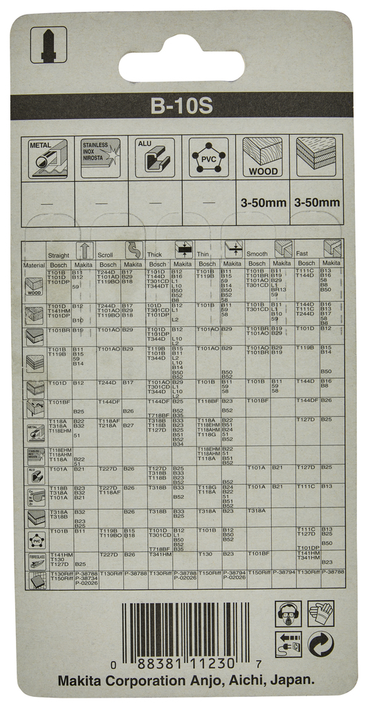 Decoupeerzaagblad hout/kunststof 65mm