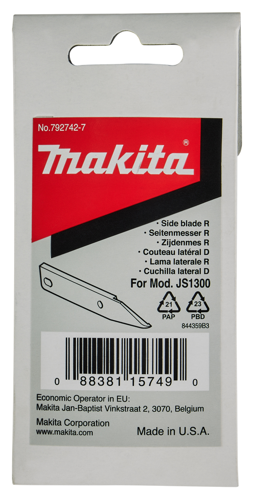 Zijmes rechts BJS130/JS1300