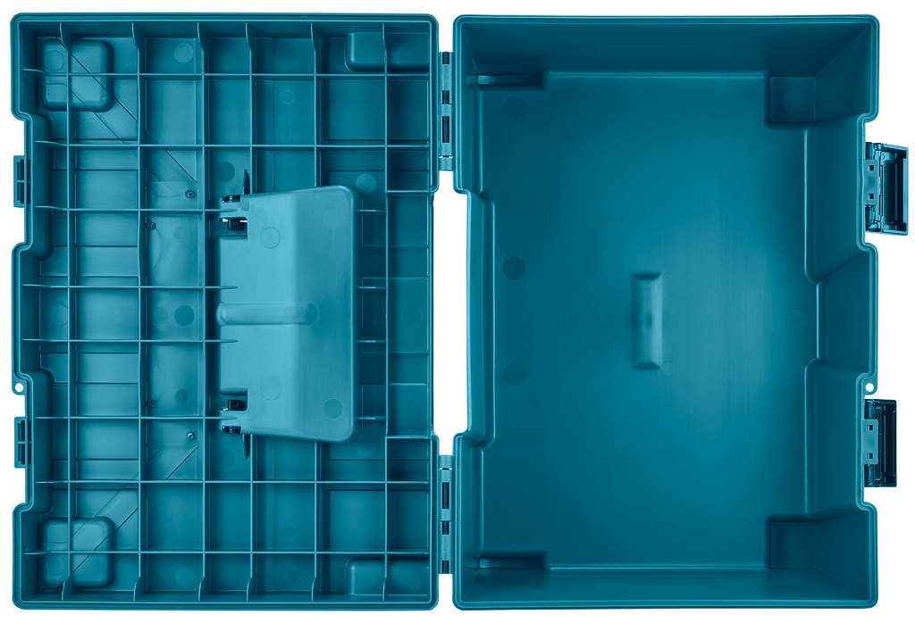 Koffer kunststof bandschuurmachine