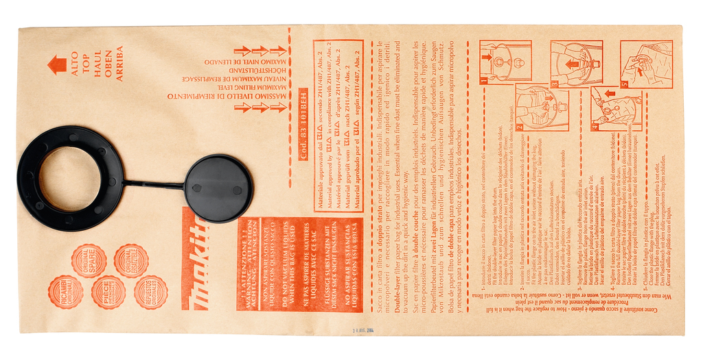 Papieren stofzak stofzuiger