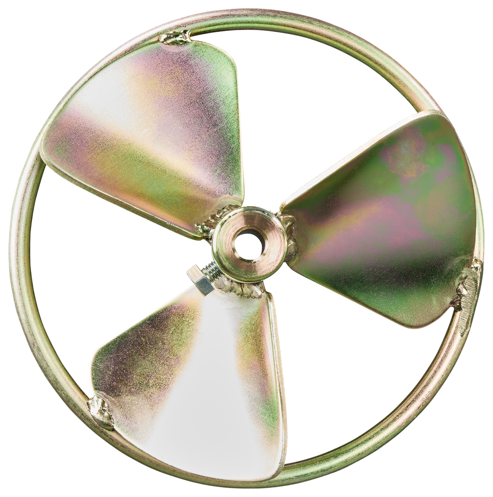 Mengblad 201mm staal