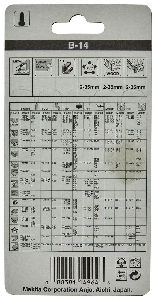 Decoupeerzaagblad hout/kunststof 50mm