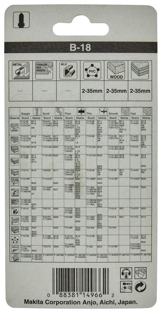 Decoupeerzaagblad hout/kunststof 44mm 