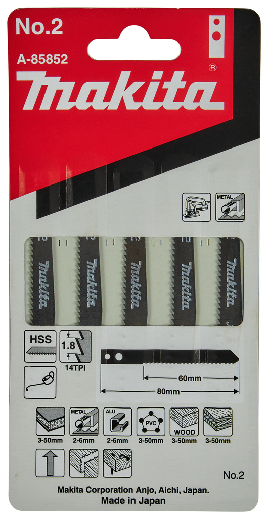 Decoupeerzaagblad universeel/multi 60mm