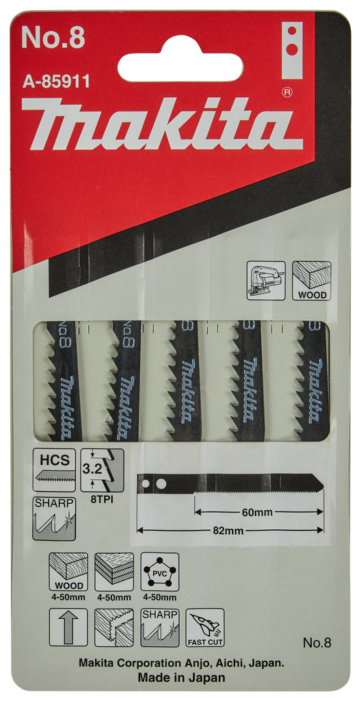 Decoupeerzaagblad hout/kunststof 60mm