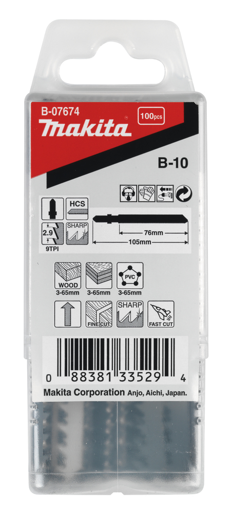 Decoupeerzaagblad hout/kunststof 76mm