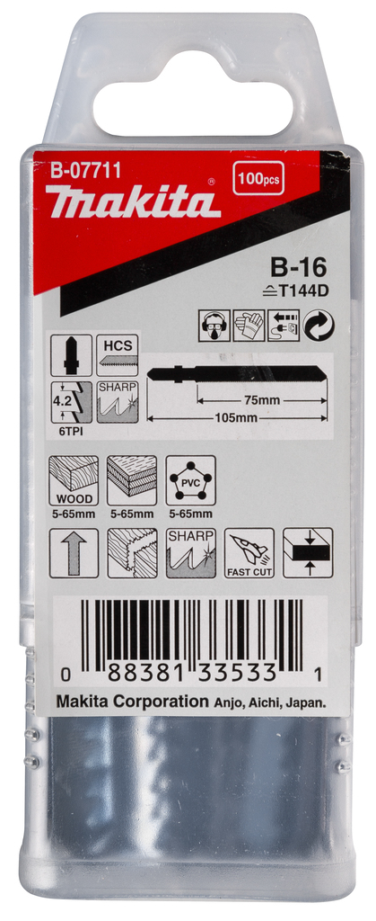 Decoupeerzaagblad hout/kunststof 75mm