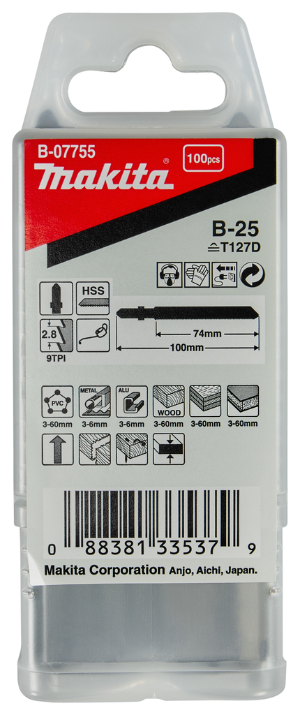 Decoupeerzaagblad universeel/multi 74mm 