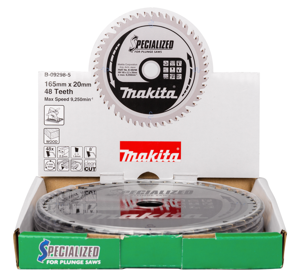 Invalcirkelzaagblad hout (display 5 stuks)