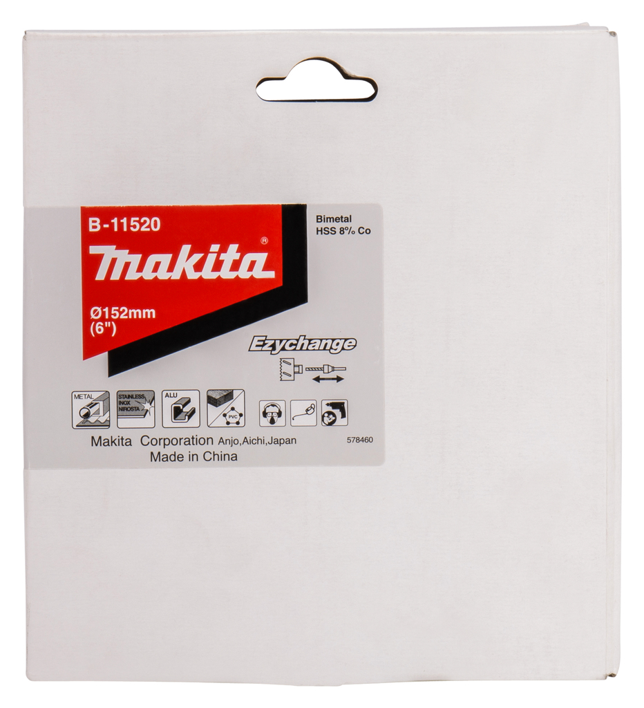 Gatzaag 152x40mm hout/metaal