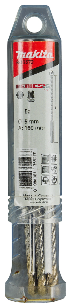 P4S: Betonboor 6x160mm