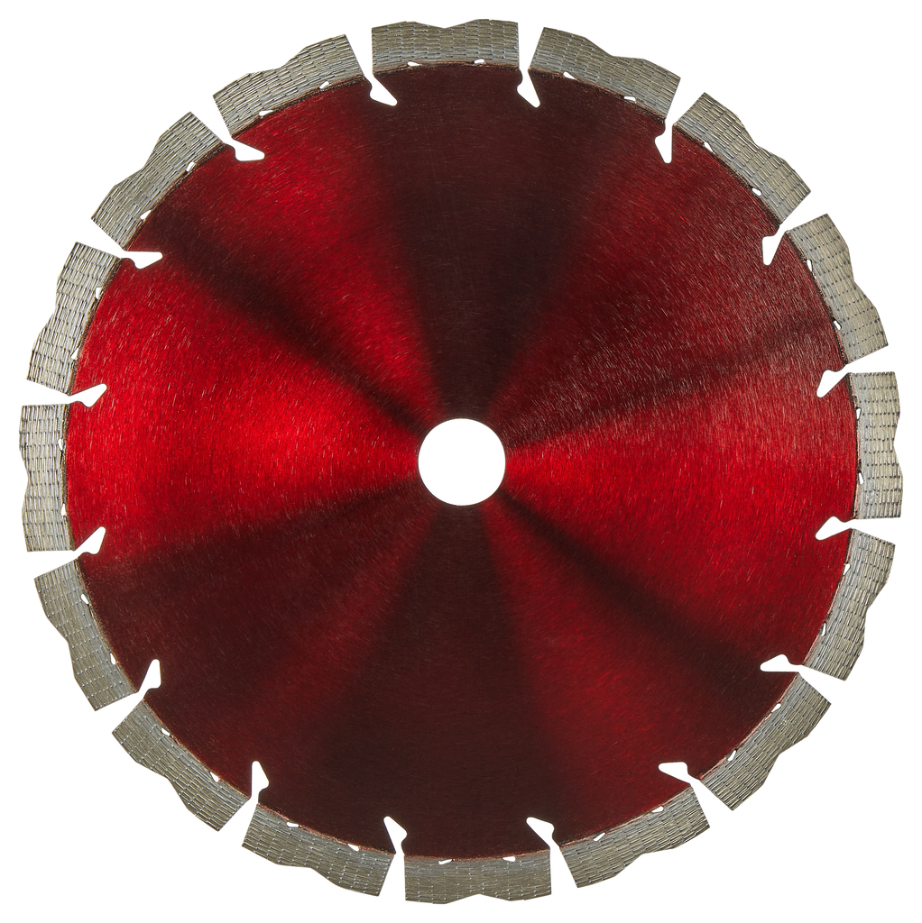 Diamantschijf 230x22,23x2,6mm rood